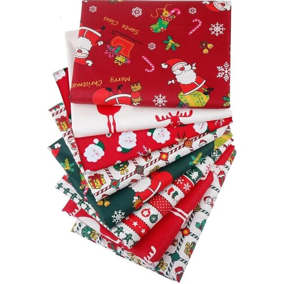 Other - 8pcs Fat Quarter Fabric Bundles 100% Cotton - 20'' x 20'' Quilting Cotton Craft